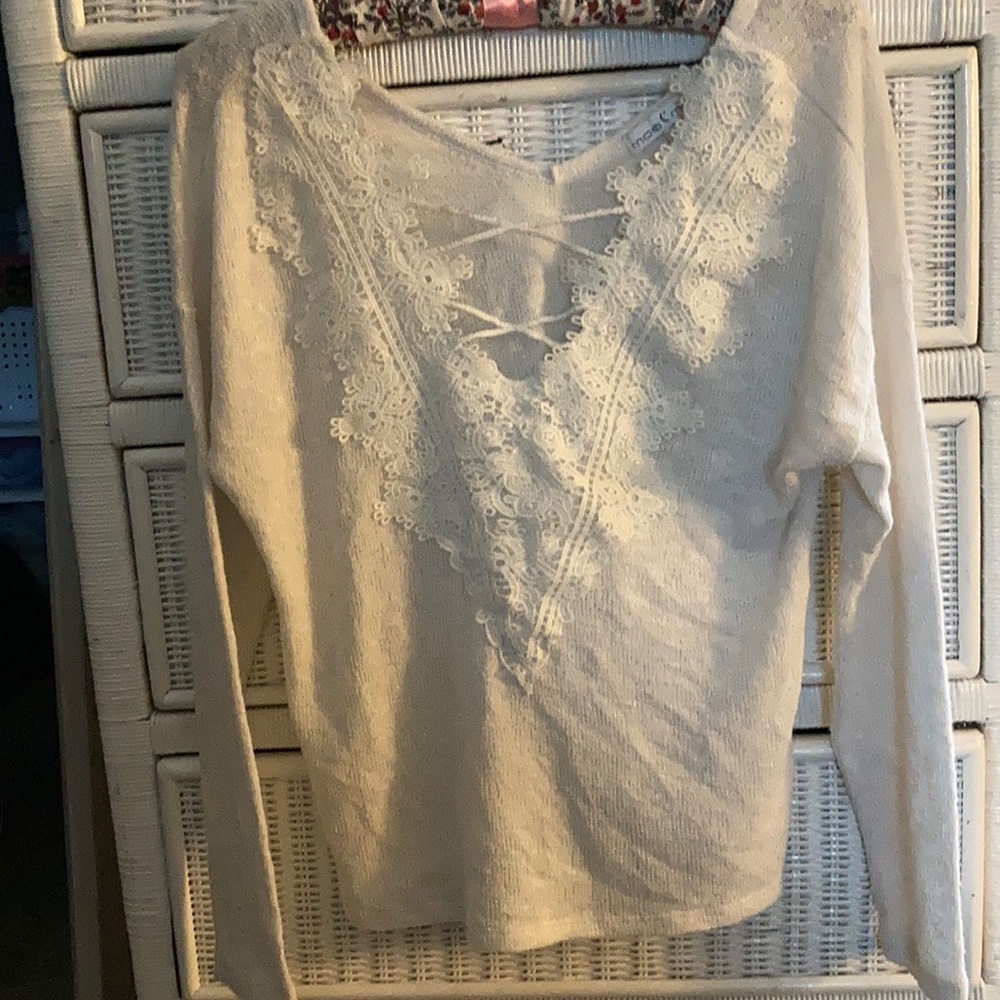 Sheer Lacy Shirt
